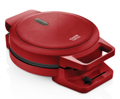 Schafer Waffeln Çiçek Tekli Tek Yönlü 1000 W Kırmızı Waffle Makinesi