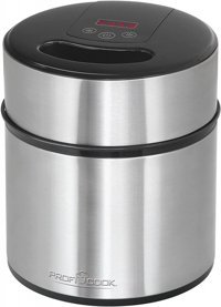 Profi Cook PC-ICM 1140 12 W Sorbe Yapan ve Dondurulmuş Yoğurt Yapan Inox Dondurma Makinesi