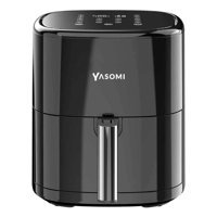 Yasomi Y22 Airfryer 5 lt Tek Hazneli Yağsız Sıcak Hava Fritözü Siyah
