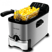 Cecotec CleanFry 3000 3 lt Tek Hazneli Yağlı Fritöz Gümüş