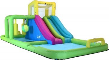 Bestway 53387 Kaydıraklı Gölgelikli Oturaklı 265 x 701 cm Dikdörtgen Şişme Havuz