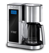 Russell Hobbs Elegance 23370-56 Zaman Ayarlı Filtreli Karaf 1250 ml Hazne Kapasiteli 10 Fincan Akıllı 1600 W İnox Filtre Kahve Makinesi