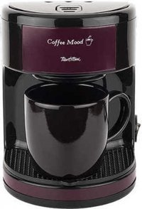Tantitoni Coffee Mood Filtreli Fincan 300 ml Hazne Kapasiteli 450 W Vişne Filtre Kahve Makinesi