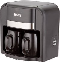 Raks Laura Filtreli Fincan 300 ml Hazne Kapasiteli 500 W Siyah Filtre Kahve Makinesi