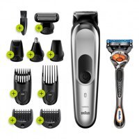 Braun MGK 7220 Saç Sakal Vücut Ense Kulak ve Burun 4 Başlıklı Çok Amaçlı Islak Kablosuz Tıraş Makinesi