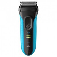 Braun 3S 3040S Tek Başlıklı Sinekkaydı Islak Folyo Kablosuz Tıraş Makinesi
