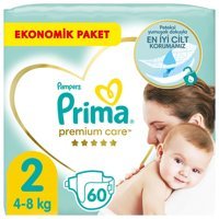 Prima Premium Care 2 Numara Bebek Bezi 60 Adet