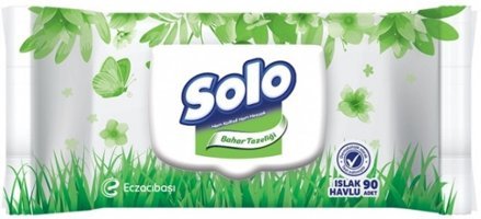 Solo Bahar Tazeliği Antibakteriyel 90 Yaprak Islak Mendil