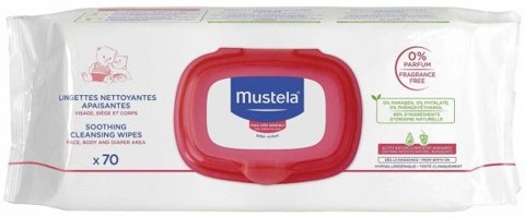 Mustela Soothing Yenidoğan Antibakteriyel 70 Yaprak Islak Mendil