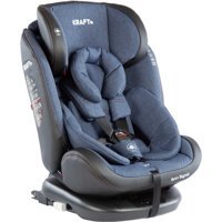 Kraft Spin Signal Isofix 360 Derece Dönen Yatabilen Yükseklik Ayarlı Sürüş Yönü Oto Koltuğu Mavi
