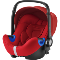 Britax Römer Baby Safe Emniyet Kemeri-Isofix Adac Sertifikalı Yatabilen Yükseklik Ayarlı Çift Yönlü Oto Koltuğu Kırmızı