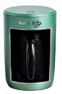 Tefal Köpüklüm Tek Hazneli Otomatik 280 ml Su Hazneli 4 Fincan Akıllı 735 W Yeşil Türk Kahvesi Makinesi