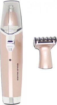 Gold Silver GS-135 Ense Kulak ve Burun Çift Başlıklı Çok Amaçlı Kablosuz Gold Tıraş Makinesi