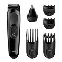 Braun MGK3020 Saç Sakal Kulak ve Burun 5 Başlıklı Çok Amaçlı Kuru Ayarlanabilir Başlık Kablosuz Tıraş Makinesi