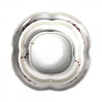 Aryıldız Orient Spring 24 Parça 6 Kişilik Desenli Porselen Yuvarlak Yemek Takımı