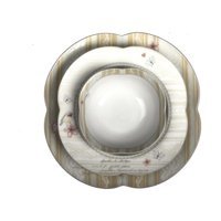 Aryıldız Orient Lace 24 Parça 6 Kişilik Desenli Porselen Kare Yemek Takımı