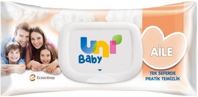 Uni Baby Aile Antibakteriyel 90 Yaprak Islak Mendil