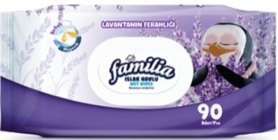 Familia Lavantanın Ferahlığı Antibakteriyel 90 Yaprak Islak Mendil
