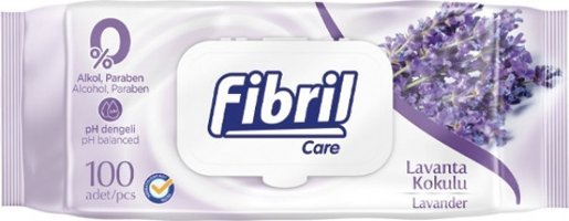Fibril Lavanta Kokulu Antibakteriyel 10 Yaprak0 Yaprak Islak Mendil