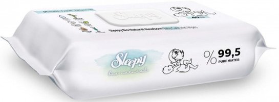 Sleepy Bio Natural Yenidoğan Antibakteriyel 40 Yaprak Islak Mendil