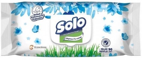 Solo Okyanus Ferahlığı 90 Yaprak Islak Mendil