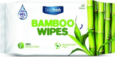 Deep Fresh Bamboo Antibakteriyel 60 Yaprak Islak Mendil