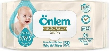 Önlem Hassas Bakım Antibakteriyel 50 Yaprak Islak Mendil