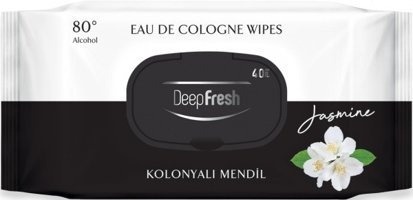 Deep Fresh Kolonyalı Yasemin Kokulu Antibakteriyel 40 Yaprak Islak Mendil