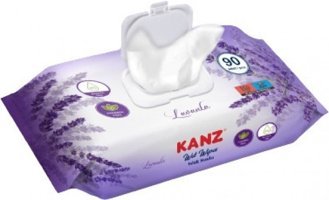 Kanz Lavanta Antibakteriyel 90 Yaprak Islak Mendil