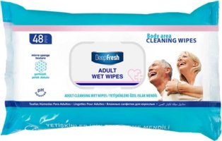 Deep Fresh Antibakteriyel 48 Yaprak Vücut Temizleme Mendili