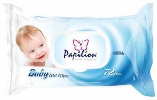 Papilion Baby Antibakteriyel 72 Yaprak Islak Mendil
