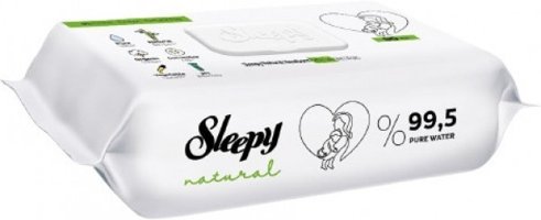 Sleepy Natural Yenidoğan Antibakteriyel 90 Yaprak Islak Mendil