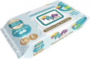 Flyfix Sensitive Antibakteriyel 10 Yaprak0 Yaprak Islak Mendil