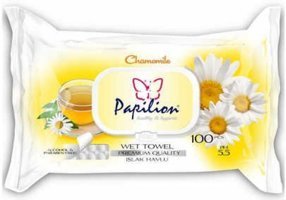 Papilion Papatya Kokulu Antibakteriyel 100 Yaprak Islak Mendil