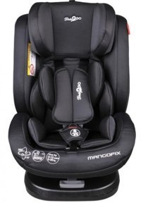 Baby2Go Mangofix Isofix-Latch 360 Derece Dönen 0-36 kg Yatabilen Yükseklik Ayarlı Sürüş Yönü Oto Koltuğu Siyah