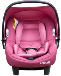 Casual Trona Emniyet Kemeri 15-36 kg Yatabilen Yükseklik Ayarlı Sürüş Yönü Oto Koltuğu Pembe
