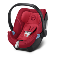 Cybex Aton 5 Emniyet Kemeri Sürüş Yönü Oto Koltuğu Kırmızı