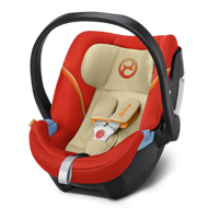 Cybex Aton 5 Emniyet Kemeri Sürüş Yönü Oto Koltuğu Turuncu