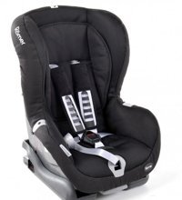Britax Römer Duo Plus Br Emniyet Kemeri-Isofix Yatabilen Yükseklik Ayarlı Sürüş Yönü Oto Koltuğu Siyah