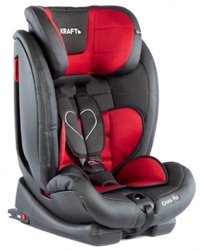 Kraft Cross Fix Emniyet Kemeri-Isofix Sürüş Yönü Oto Koltuğu Kırmızı