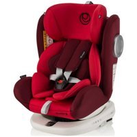Elele Rotatefix Emniyet Kemeri-Isofix 360 Derece Dönen Yatabilen Yükseklik Ayarlı Sürüş Yönü Oto Koltuğu Kırmızı