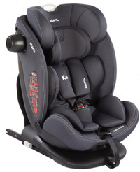 Kraft Neptune Emniyet Kemeri-Isofix 360 Derece Dönen Yatabilen Yükseklik Ayarlı Sürüş Yönü Oto Koltuğu Siyah