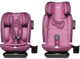 Casual Goldfix Plus Emniyet Kemeri-Isofix 15-36 kg Yatabilen Yükseklik Ayarlı Sürüş Yönü Oto Koltuğu Pembe