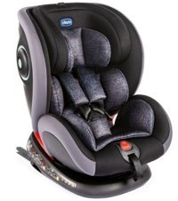 Chicco Seat 4 Fix Emniyet Kemeri-Isofix 360 Derece Dönen 0-36 kg Yatabilen Yükseklik Ayarlı Sürüş Yönü Oto Koltuğu Gri