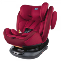 Chicco Unico Emniyet Kemeri-Isofix Yatabilen Yükseklik Ayarlı Sürüş Yönü Oto Koltuğu Kırmızı