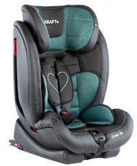 Kraft Cross Fix Emniyet Kemeri-Isofix Sürüş Yönü Oto Koltuğu Yeşil