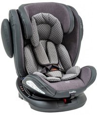 Baby2Go Traffic Emniyet Kemeri-Isofix 9-36 kg Yatabilen Yükseklik Ayarlı Sürüş Yönü Oto Koltuğu Kahverengi