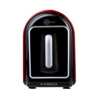 Karaca Hatır Mod Tek Hazneli Otomatik 300 ml Su Hazneli 5 Fincan Közde Kahve Tadında Sütlü Kahve Yapan Akıllı 535 W Kırmızı Türk Kahvesi Makinesi