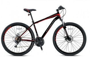 Kron Nomad 5.0 28 Jant 21 Vites Kırmızı-Siyah Şehir / Tur Bisikleti