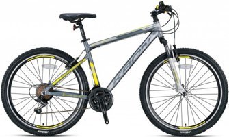 Kron XC75 27.5 Jant 21 Vites Gri-Sarı Dağ Bisikleti